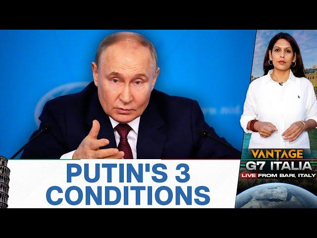 Putin Dictates Terms for Ukraine Truce, As Biden Skips Peace Summit | Vantage with Palki Sharma