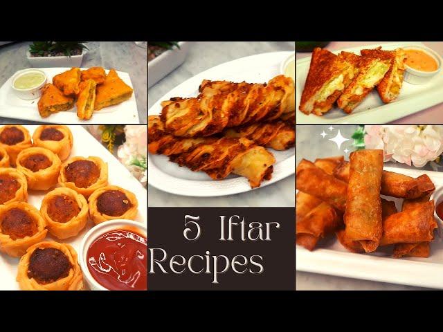 How to Make iftar 2024 | Snacks Must Try 5 Different Iftar Recipe #RamadanSpecial @FlavoursbyMehreen