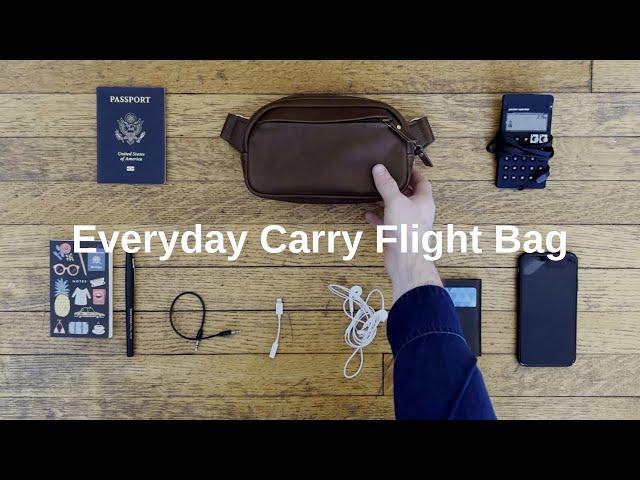 Upgrading My Everyday Carry Flight Bag | Minimalist Travel EDC
