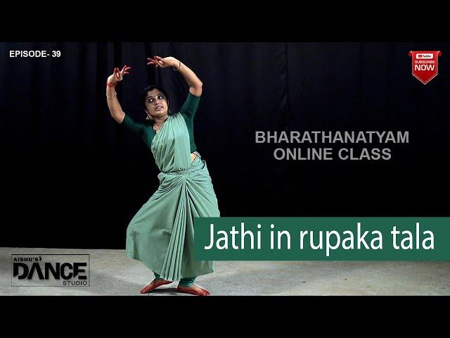 BHARATHANATYAM | JATHI | EPI_39 | AISHU'S DANCE STUDIO | CLASSICAL DANCE