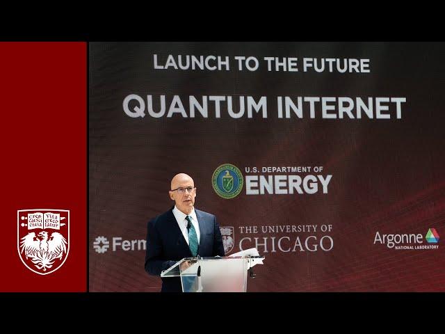 Launch to the Future: Quantum Internet — The Department of Energy & UChicago — #QuantumBlueprint
