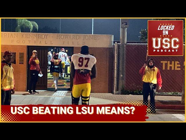 USC Beating LSU Means?