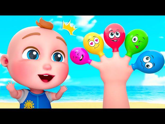 Finger Family - Balloon Finger Song And More | Super Sumo Nursery Rhymes & Kids Songs