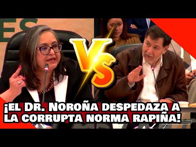 ¡VEAN! ¡El Dr. NOROÑA DESTROZA a la CORRUPTA NORMA RaPIÑA por DEFENDER al PODRIDO PODER PerJUDICIAL!