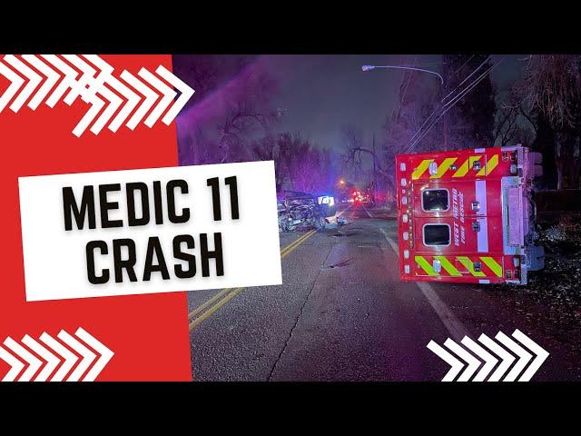 West Metro Fire Rescue: Medic 11 Crash