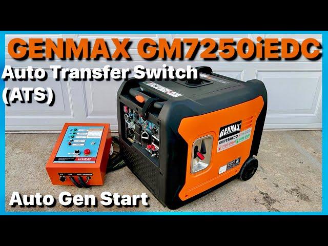 Generator ATS - Automatic Transfer Switch GENMAX 7250W Auto Gen Start Demo