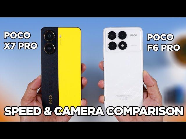 POCO X7 Pro vs POCO F6 Pro SPEED TEST & CAMERA Comparison | Zeibiz