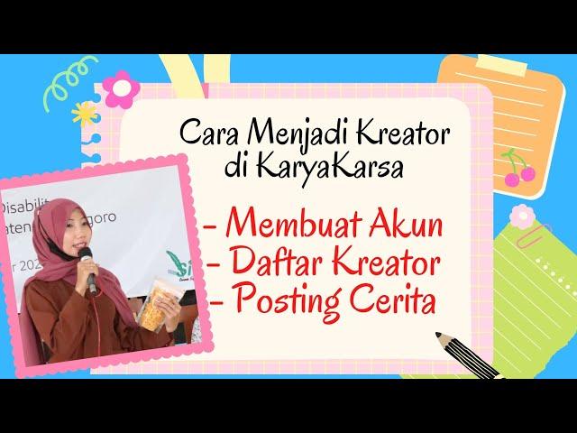 Cara Menulis di KaryaKarsa | Panduan Menjadi Kreator | Berkarya | Publish Novel