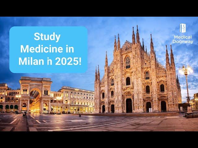 Study Medicine in Italy 2025