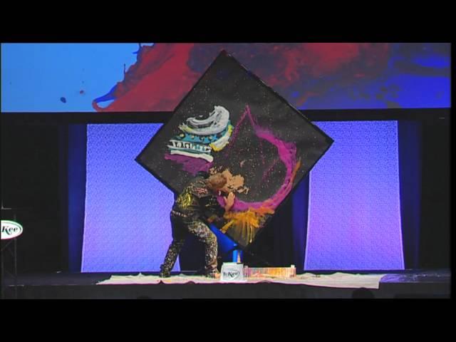 Incredible Upside Down | Speed Painter Entertainer Michael Ostaski on TV