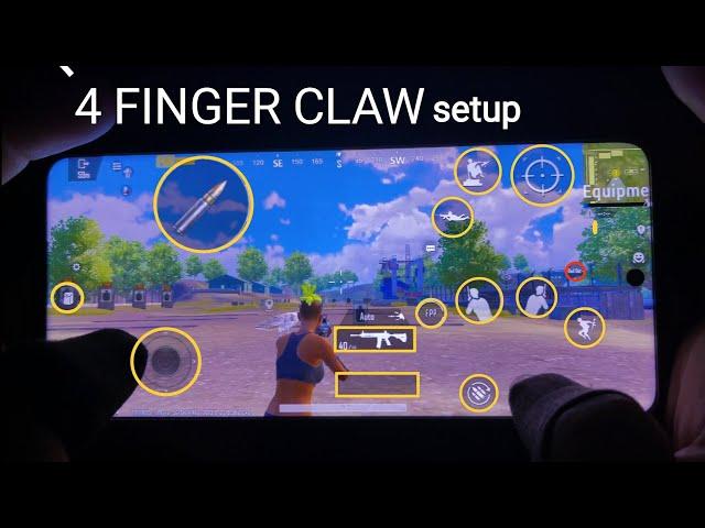 How to get Best 4 Finger Claw l 3 finger claw | Pubg Mobile