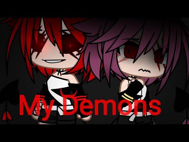 My Demons (с переводом)||клип||Gacha club||by {Silvia•-•HuH}