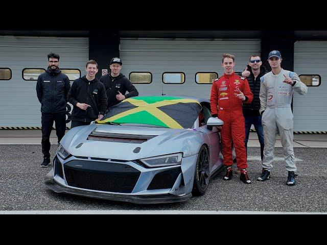 Tommi Gore & Senna Summerbell's Epic Audi R8 GT4 Racecar in Czech | First Test at Autódromo de Most