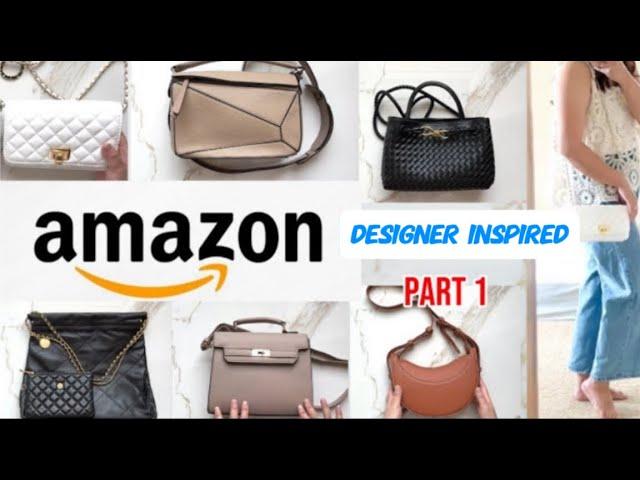 BEST of AMAZON *DESIGNER INSPIRED BAGS* Pt 1 - Chanel 22, WOC, Hermes Loewe Bottega #amazonfinds