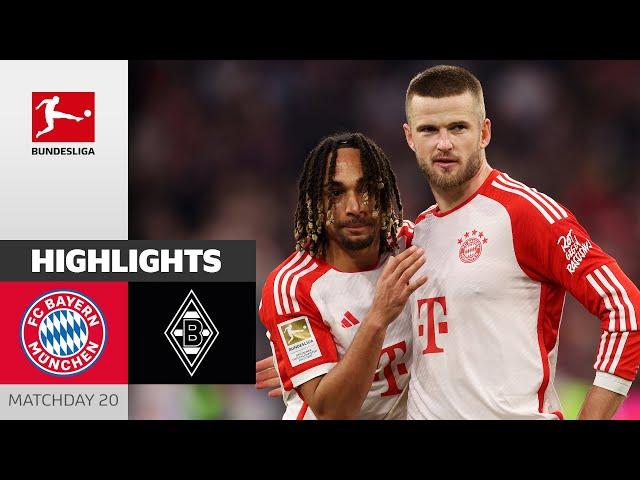 Boey Debut At Bayern Win! | FC Bayern - Gladbach 3-1 | Highlights | Matchday 20 – Bundesliga 2023/24