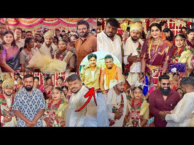 Deputy CM Pawan Kalyan Gabbar Singh Sai Daughter Marriage | Manchu Manoj | Raja Singh #viralvideo