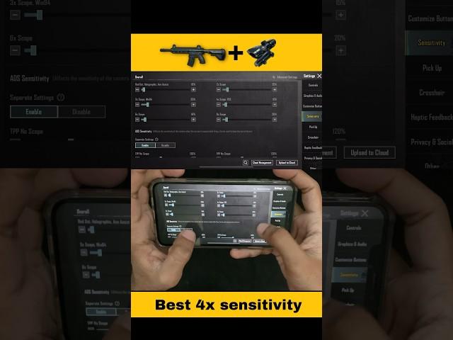 4X Zero Recoil sensitivity | 4x no Recoil Spray | 4x Zero Recoil Sensitivity with Gyroscope