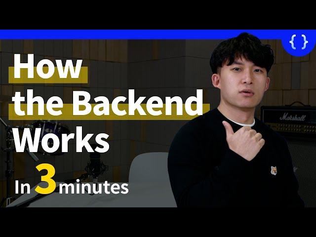 How the Backend works? Server, Application, Database, and API ( by CodeON Jason K )