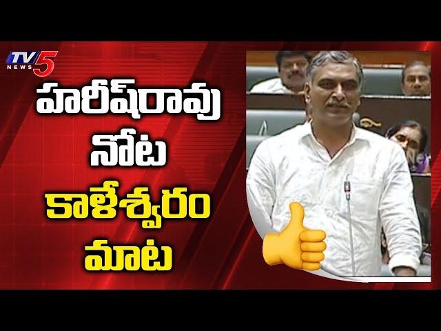 Minister Harish Rao Speech On Kaleshwaram Project | TS Assembly | TV5