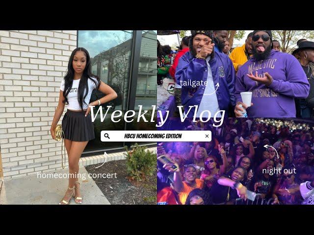 hbcu vlog : TSU homecoming week 2023 | grwm, concert, parties + MORE