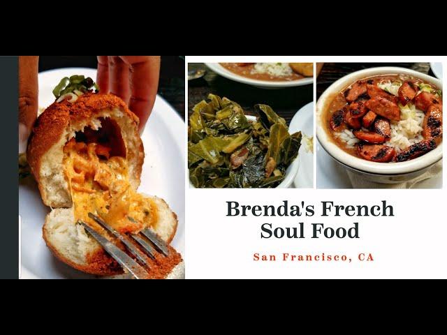 Stuffing my Face at Brenda's French Soul Food - San Francisco