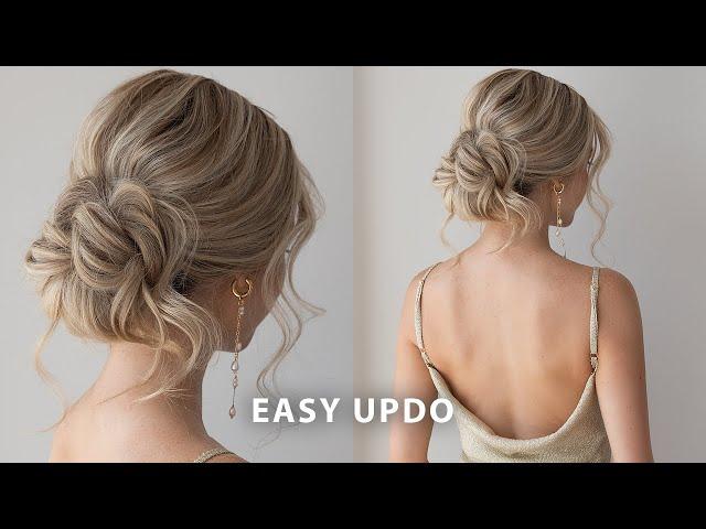 Easier Than It Looks Updo ️ Wedding Hairstyle, Wedding Guest, Prom