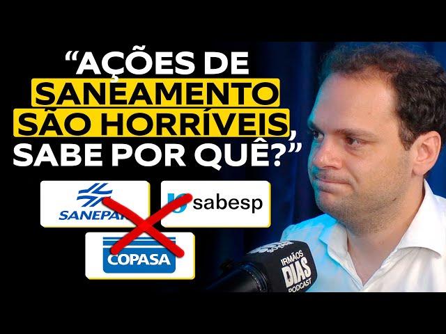 "NÃO INVISTO EM AÇÕES DE SANEAMENTO" - Tiago Reis