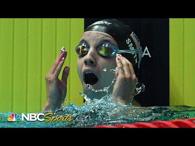 How 17 year old Regan Smith broke 3 world records in 2 World Championship races | NBC Sports