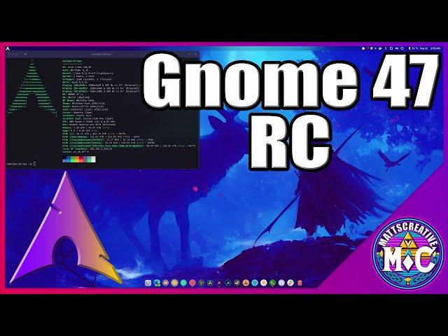 Gnome 47 Is in a Great Place with Global Keybinds? | Arch Linux |