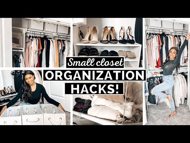 10 Small Closet Organization Hacks That Will TRANSFORM Your Space!