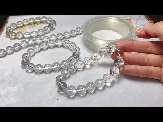 How To Secure a Beaded Bracelet with 4 Round Cords | Bracelet Making Tutorials