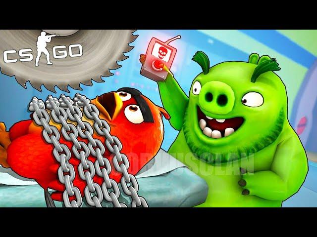 CSGO - CABREANDO AL PAJARRACO DE ANGRY BIRDS HAHAHA!! RAGEO ÉPICO !! - Hide and Seek