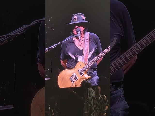 Santana giving world peace and harmony talk co op live