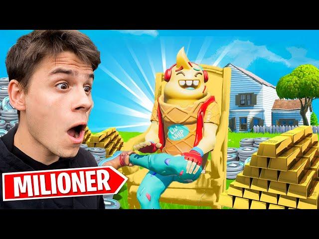 ZOSTAŁEM MILIONEREM W FORTNITE TYCOON! (Nowy Tryb)