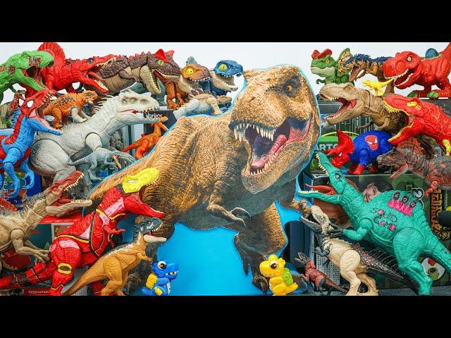 Jurassic World Unboxing Review | Trex Mystery Box Indominus Rex Dilophosaurus Dino Tools | ASMR