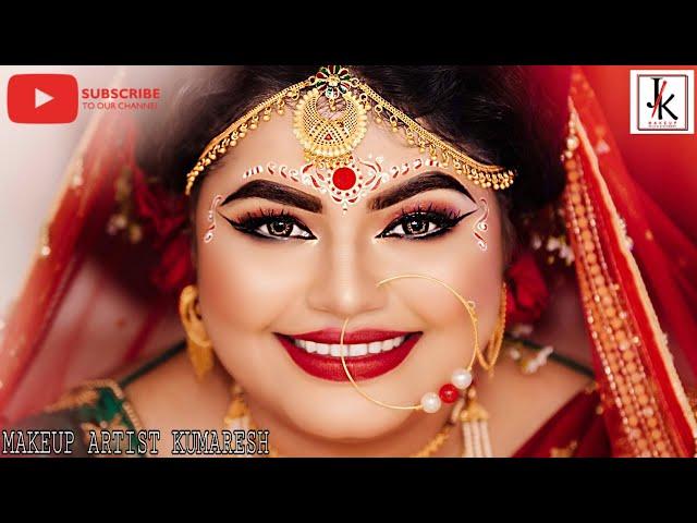 INDIAN BRIDAL MAKEUP || BENGALI BRIDAL MAKEUP || MAKEUP ARTIST KUMARESH & JOHN