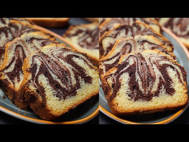 Super Soft Marble Cake Recipe | Easy Marble cake Recipe | Soft and Moist Marble Cake