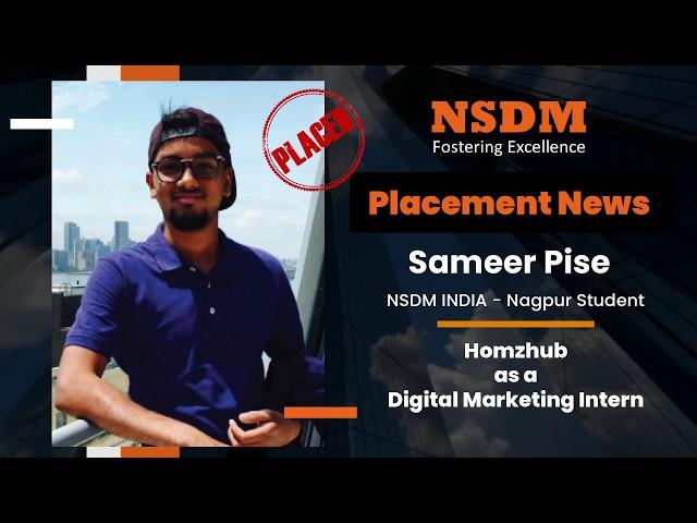 NSDM INDIA Placement News