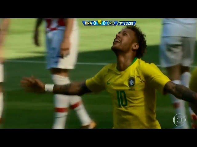 Neymar INSANE SOLO GOAL ▶ BRAZIL VS CROATIA 2-0 FRIENDLY