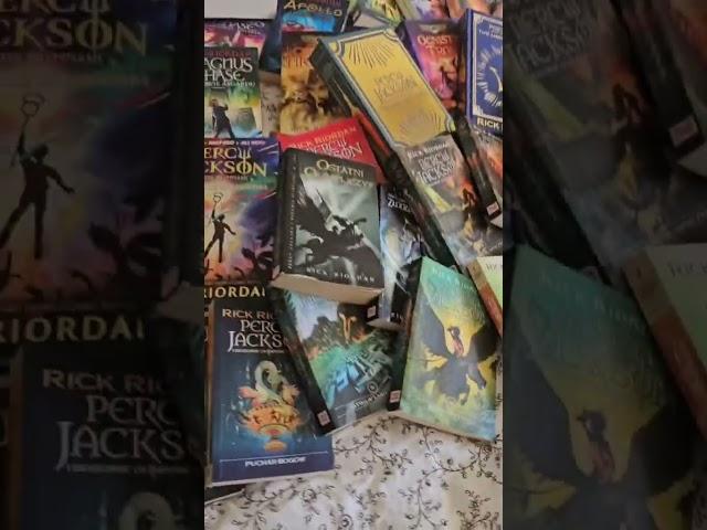 percy jackson book collection #percyjackson #booktok #pjo