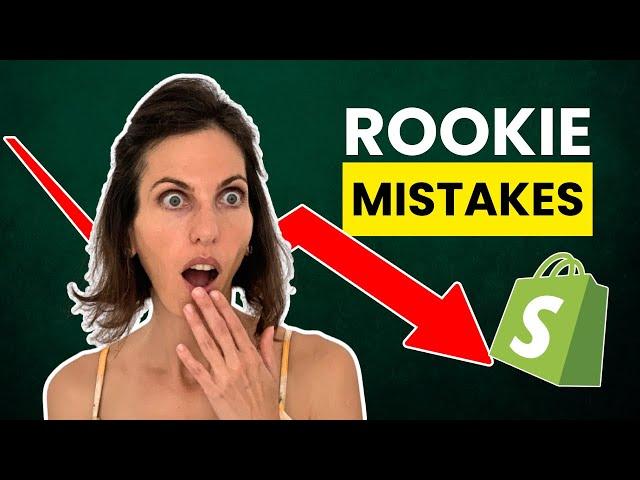 Don’t Make These 5 Shopify ROOKIE Mistakes That Will BLEED You Dry