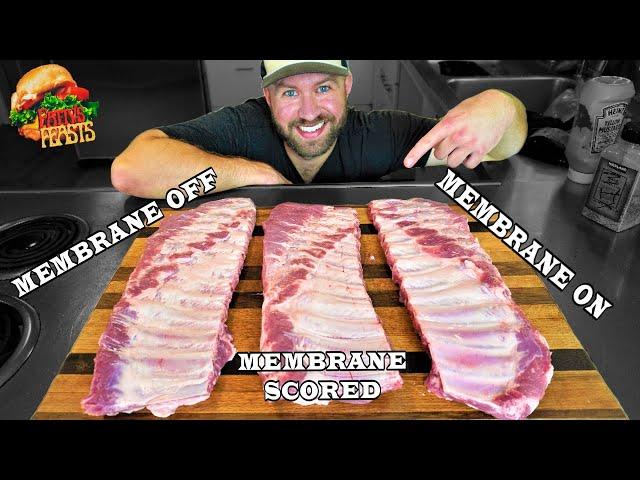 DOES REMOVING MEMBRANE MATTER? | WE TESTED 3 MEMBRANE METHODS! | Fatty's Feasts