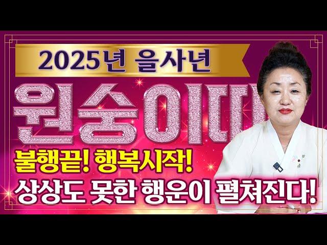 [2025년 미리보는 을사년 원숭이띠운세] 불행끝! 행복시작! 삼재가 끝나고 2025년 상상도 못한 행운이 펼쳐집니다! 새로운 한해 금전,문서,귀인 다 들어와 대박나는 원숭이띠운세