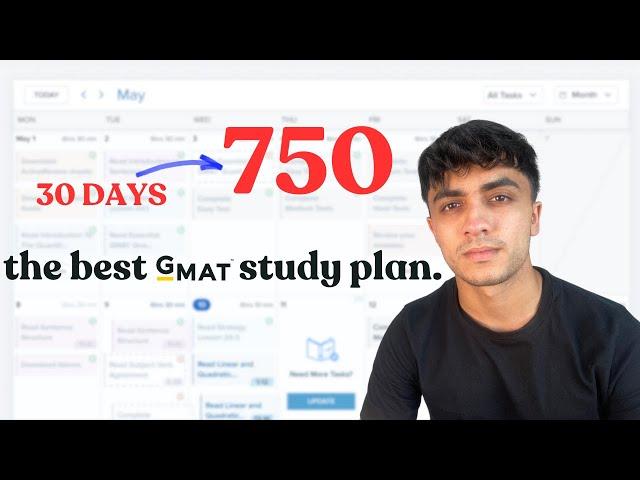 Steal this GMAT study plan to get a 750 in 30 days