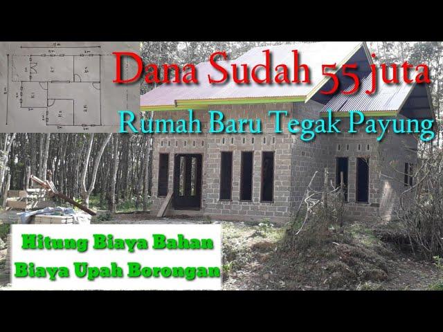 Hitung Bahan dan Upah Rumah 8m x 9m