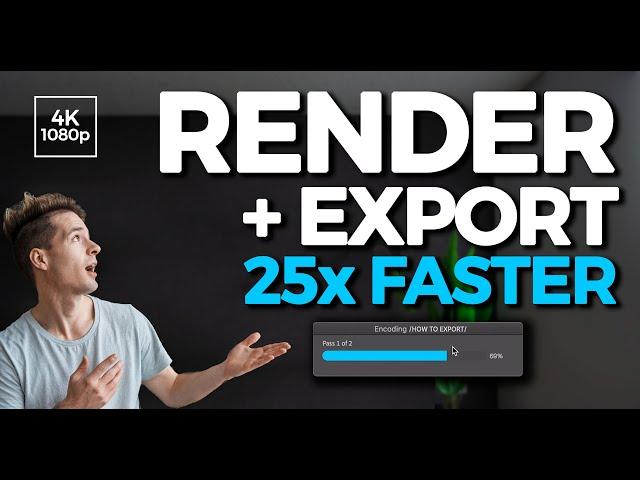 How to RENDER and EXPORT FASTER HD / 4K in Adobe Premiere Pro CC / Render Video Definition + Meaning