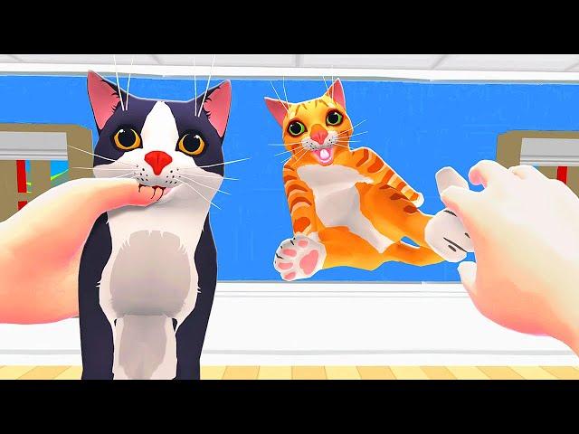 Turning Cats Into RAGDOLLS - Cat Cafe VR (New Update)