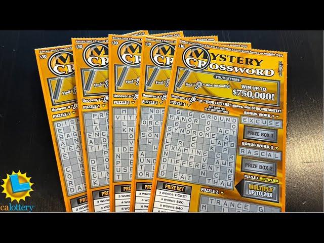 $50 IN CROSSWORD SCRATCH OFFS - LET'S PLAY!