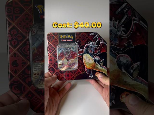 Charizard Pokemon Card Tin Opening