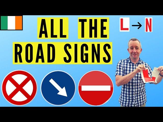 Road Signs for the test - Ireland
